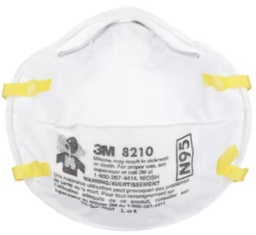 [058210-J] 3M-8210(CSX20) MASQUE RESPIRATEUR ''N95'' VENDU 8X20/CAISSE